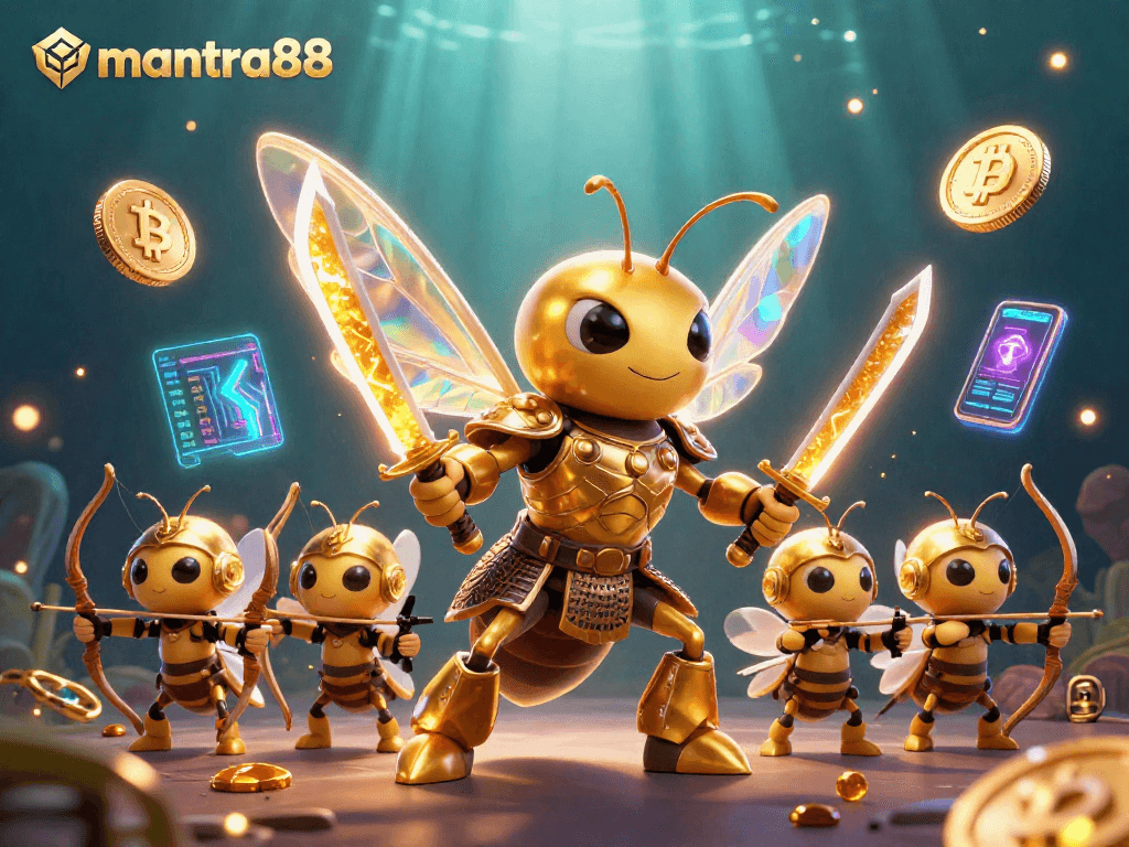 Experience the thrill of mantra88, where 3D characters engage in dynamic gaming with rich visuals and energetic play.