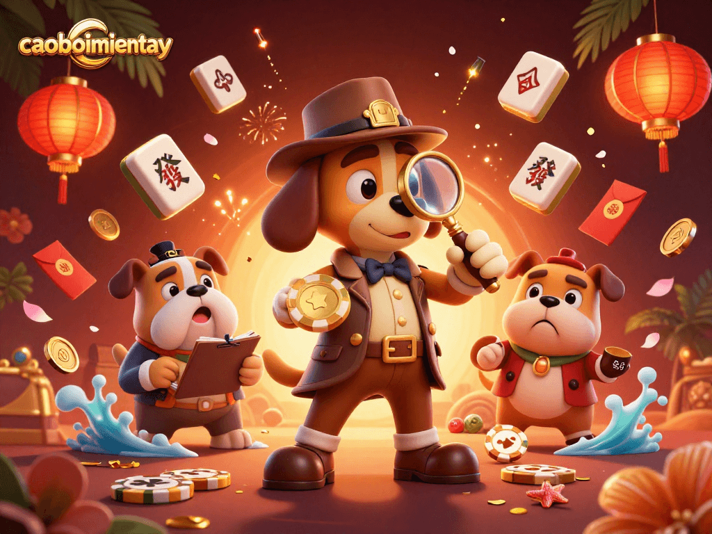 Join caoboimientay in an exciting treasure hunt with our quirky detective duo!