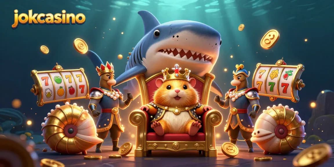 Engage in exciting slots action at jokacasino with the hamster king amidst dazzling animations and jackpots.