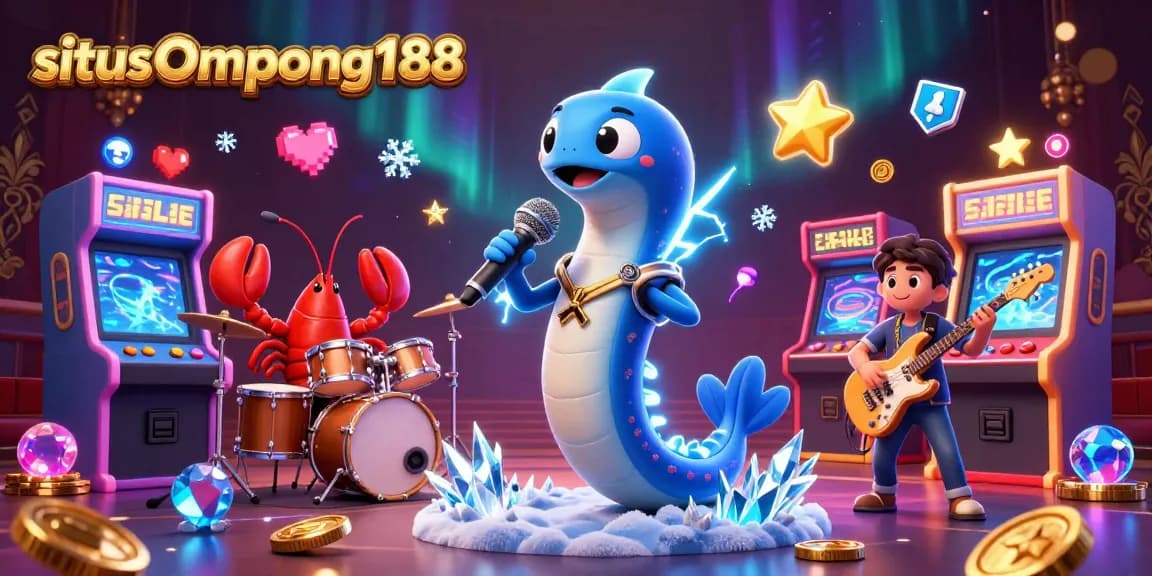 Situs Ompong188 menghadirkan suasana kasino bawah laut dengan karakter unik dan elemen game yang hidup.
