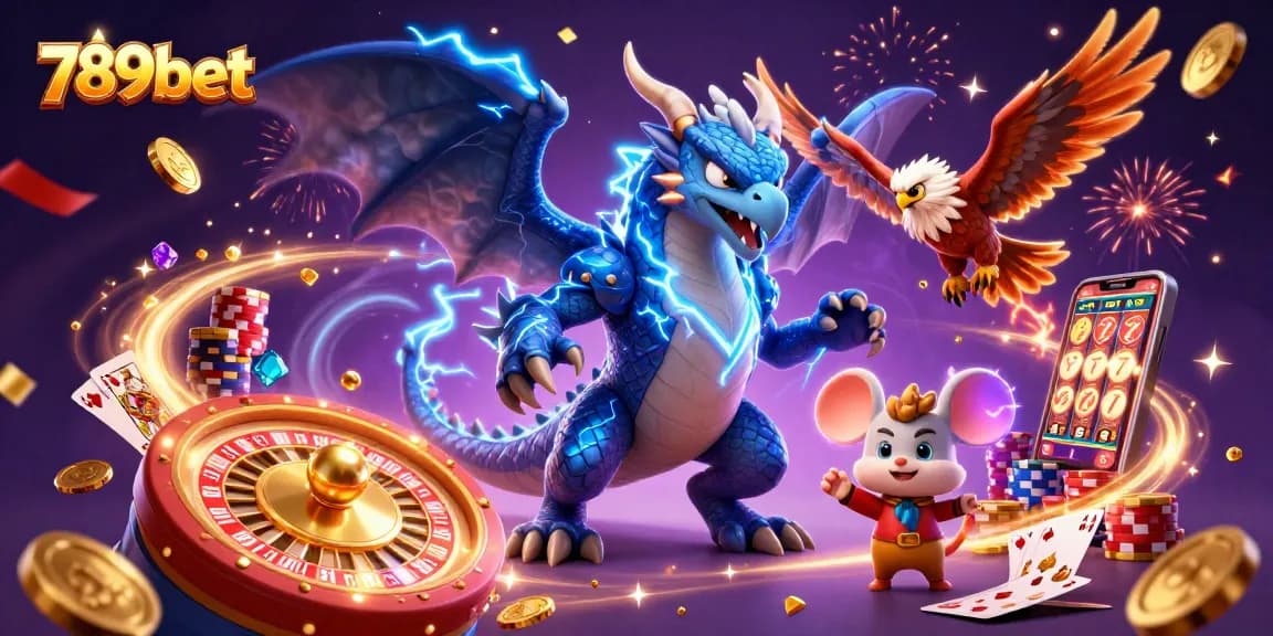 Experience thrilling moments at 789bet with a stunning 3D casino illustration showcasing excitement.