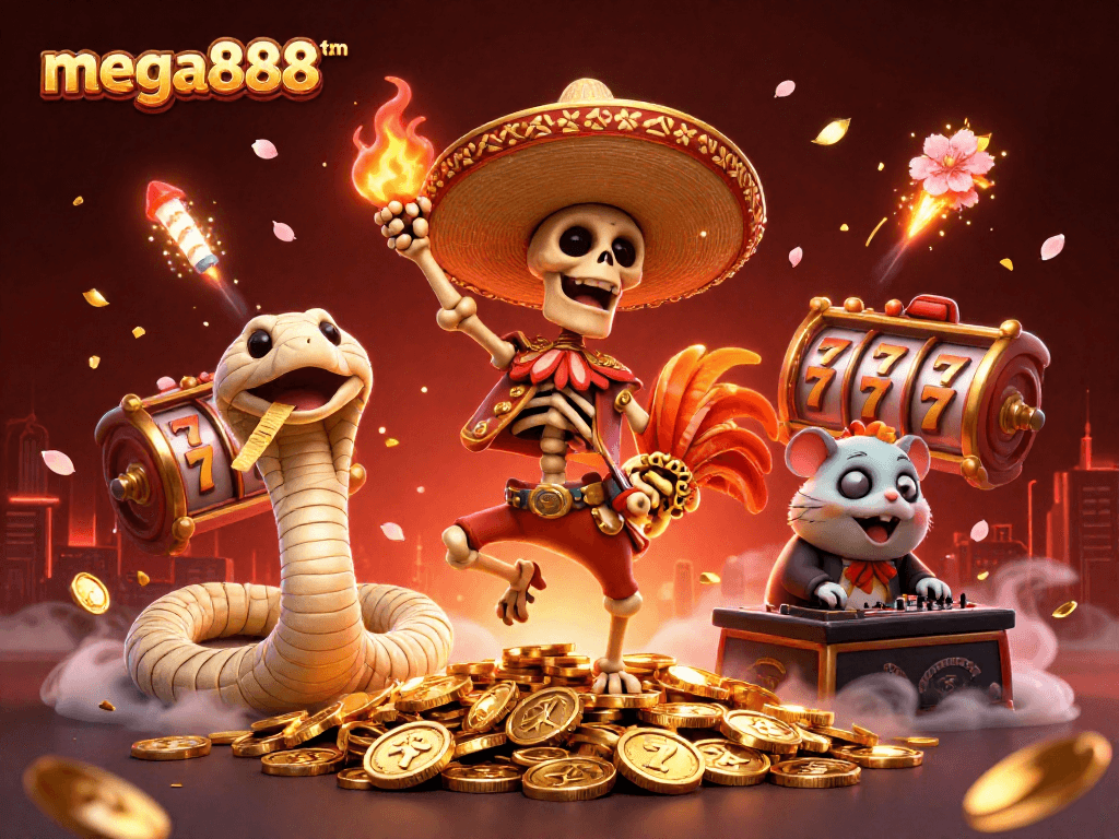 เล่นเกมสล็อต mega888tm ด้วยภาพลักษณ์ที่โดดเด่นบนขุมทรัพย์ทองคำ