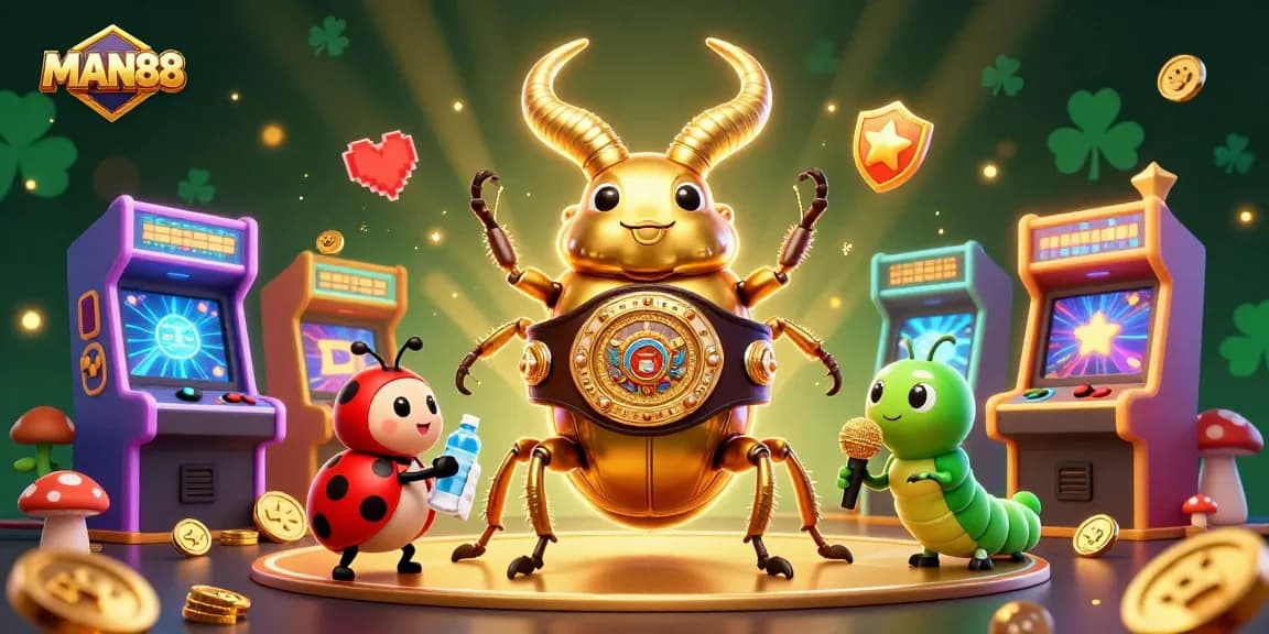 Get started on MAN88 with exciting gaming action featuring unique characters and vibrant casino elements.
