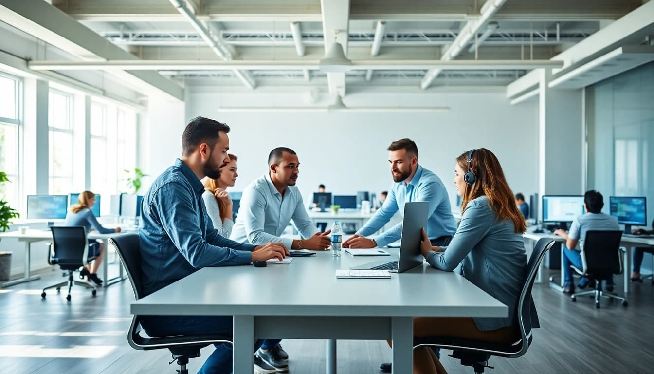 Enhancing IT support services for small business with expert team collaboration.