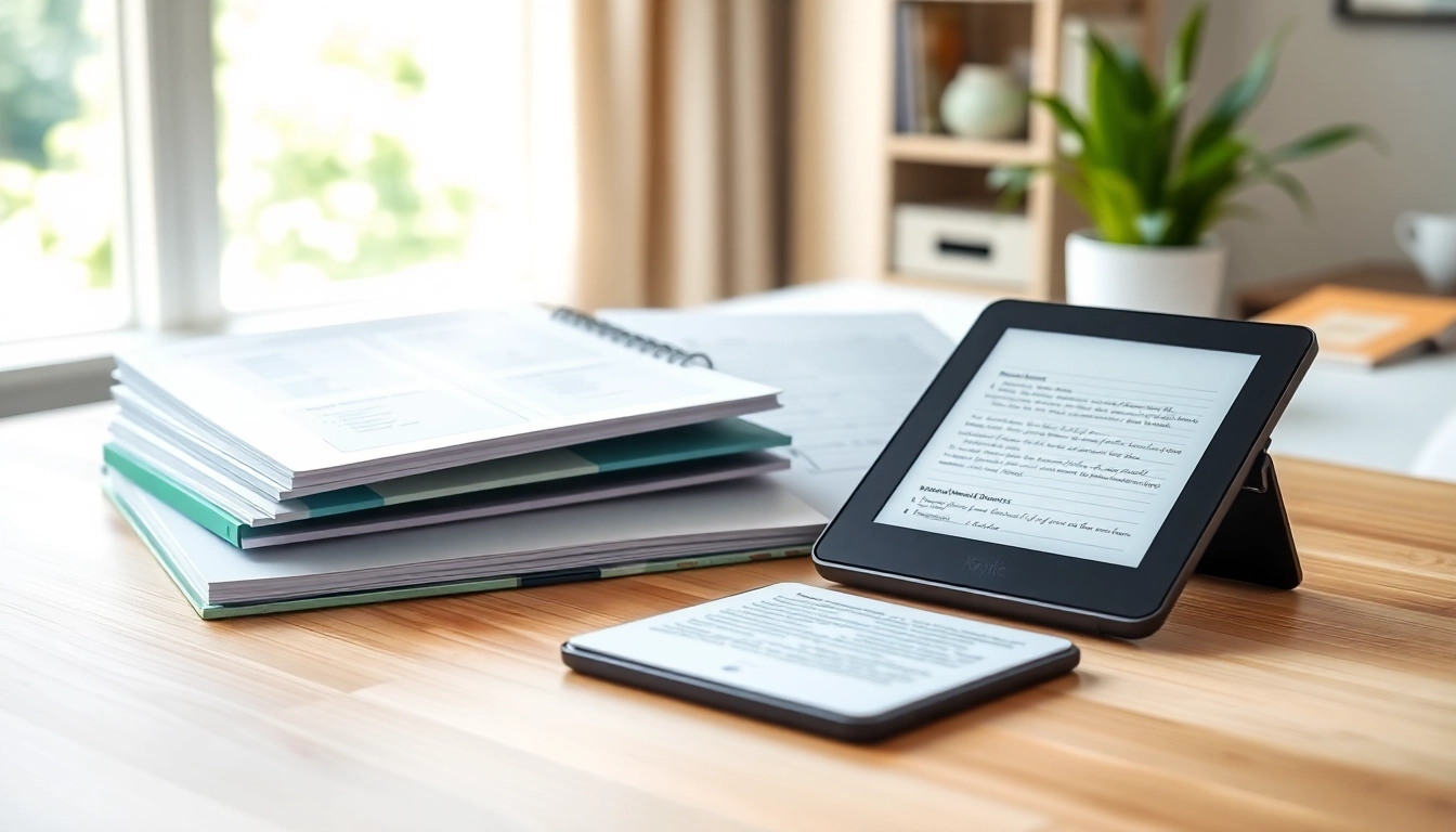 Explore planners for Kindle Scribe on a stylish desk for effective organization and planning.