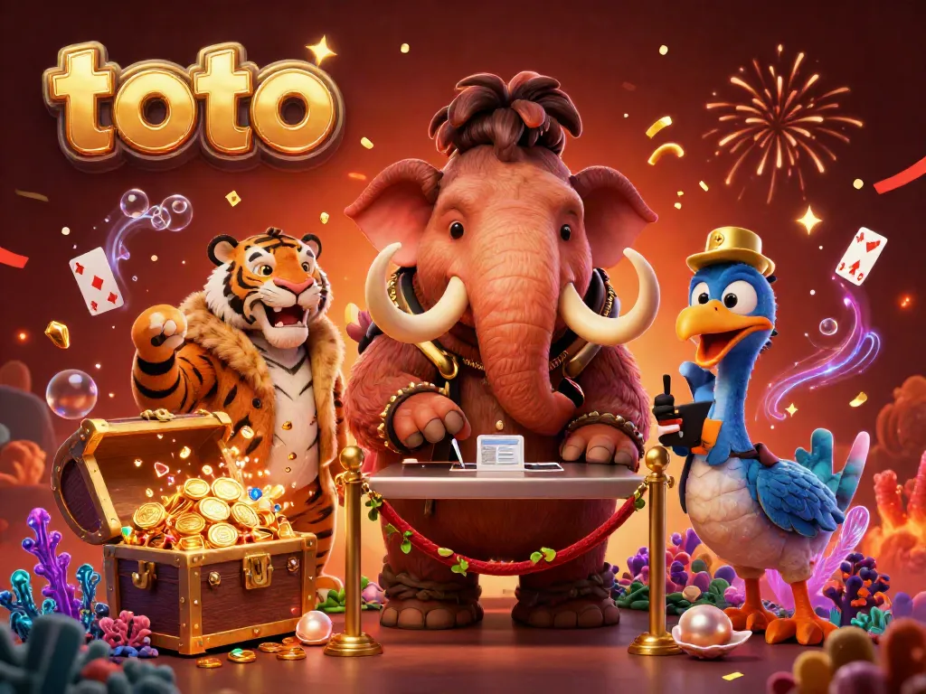 Check IDs at the casino with a woolly mammoth bouncer and a saber-tooth tiger VIP using the toto gaming platform.
