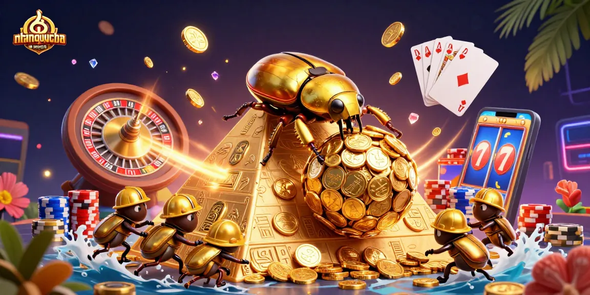 Join the action at nhanquagamebai with vibrant casino-themed illustration showcasing winning strategies.