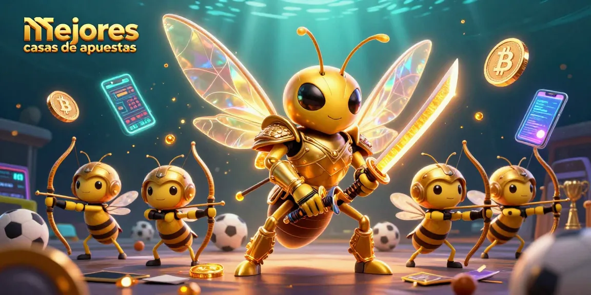 Apuesta en las mejores casas de apuestas con personajes de deportes y elementos de casino.