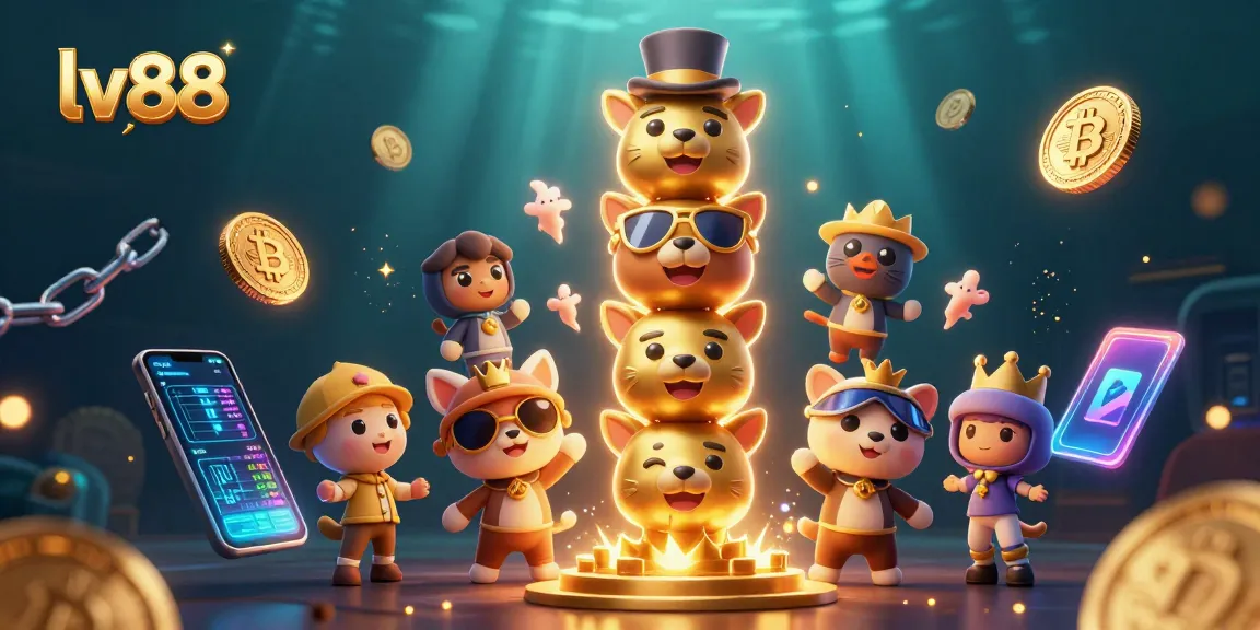 Experience thrilling gaming at lv88 with vibrant 3D cartoon scenes of casino strategies.