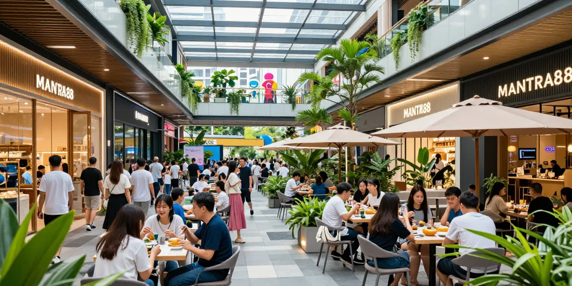 Discover vibrant activities at MANTRA88, a modern entertainment complex featuring shopping, dining, and more.