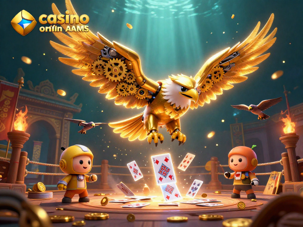 Gioca su casino online non AAMS con avventura di un'aquila dorata e carte olografiche.