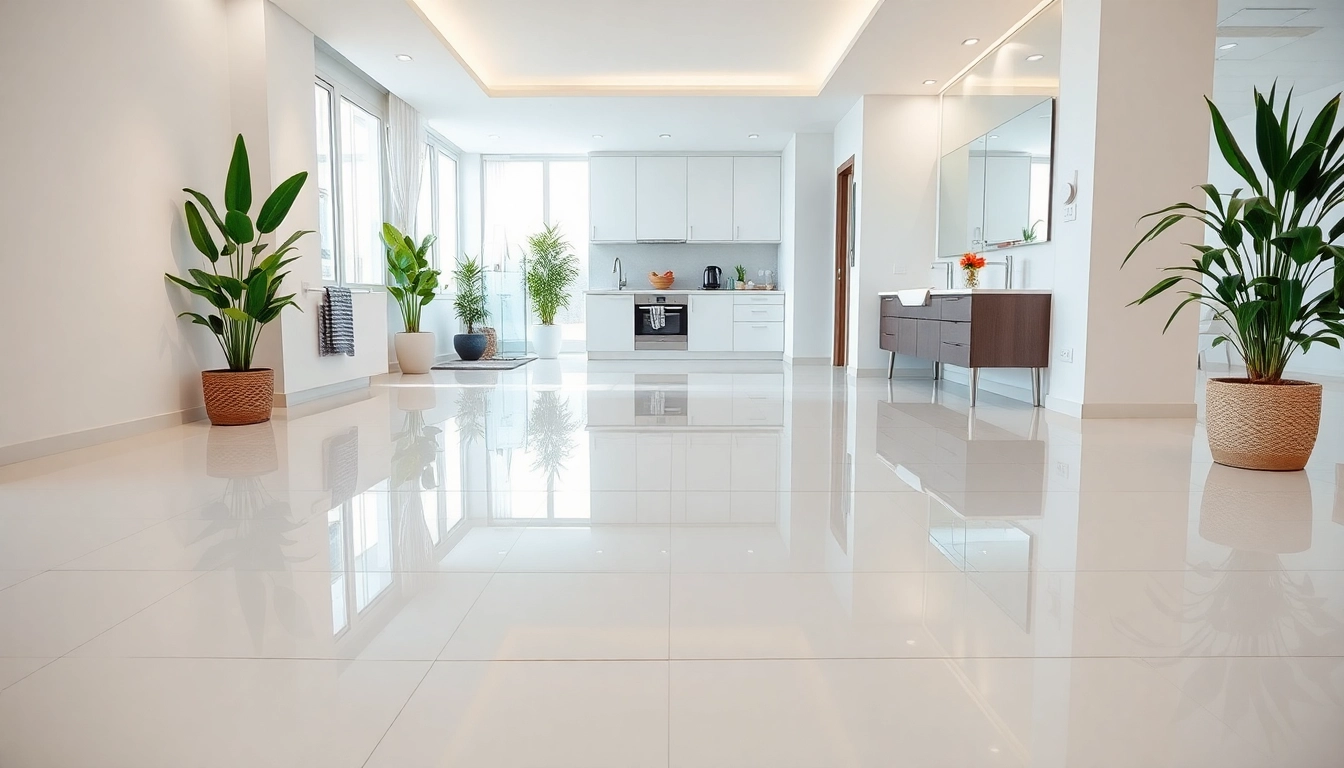 Showcasing bond cleaning transformation in a vibrant apartment, highlighting cleanliness and freshness.
