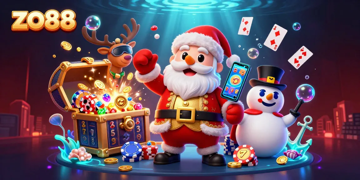 Experience thrilling wins at zo88 with captivating slot games and festive casino scenes.