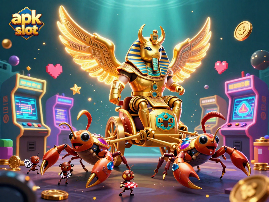 Menangkan aplikasi slot seru dengan grafis 3D menawan dan karakter unik dalam permainan kasino.