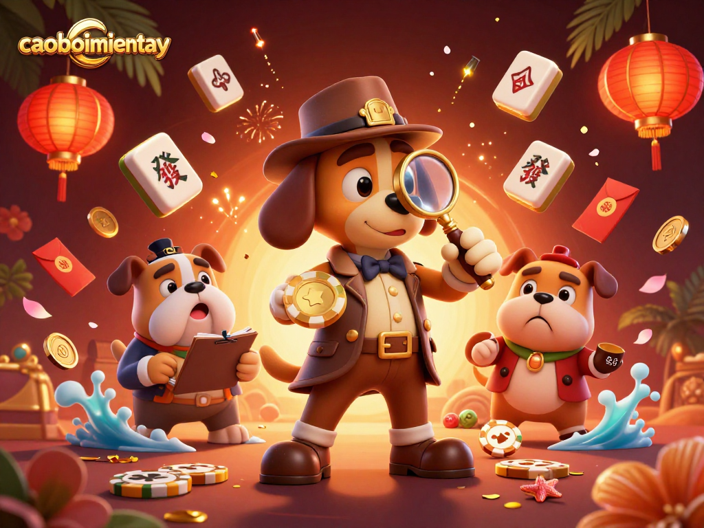 Join caoboimientay in an exciting treasure hunt with our quirky detective duo!
