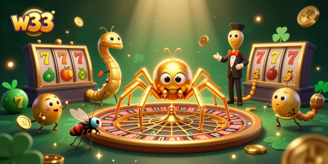 Experience thrilling gameplay with w33's vibrant slot games and dynamic characters.
