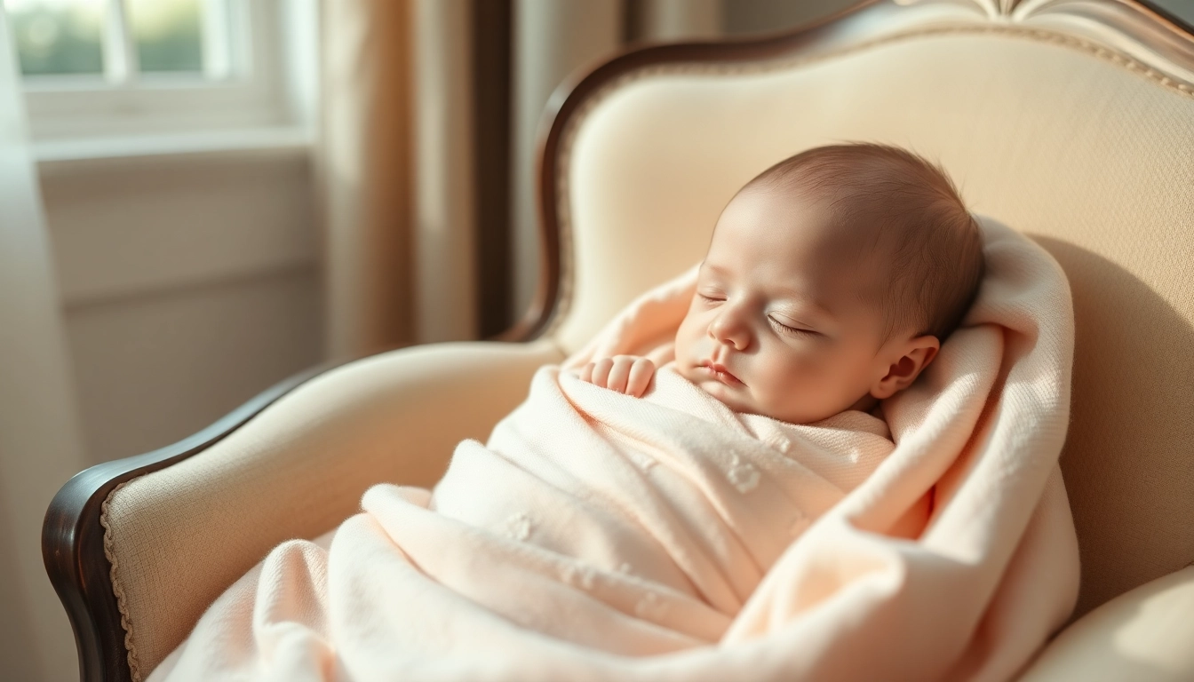 Capturing a peaceful moment with a newborn by a professional newborn photographer Tillsonburg.