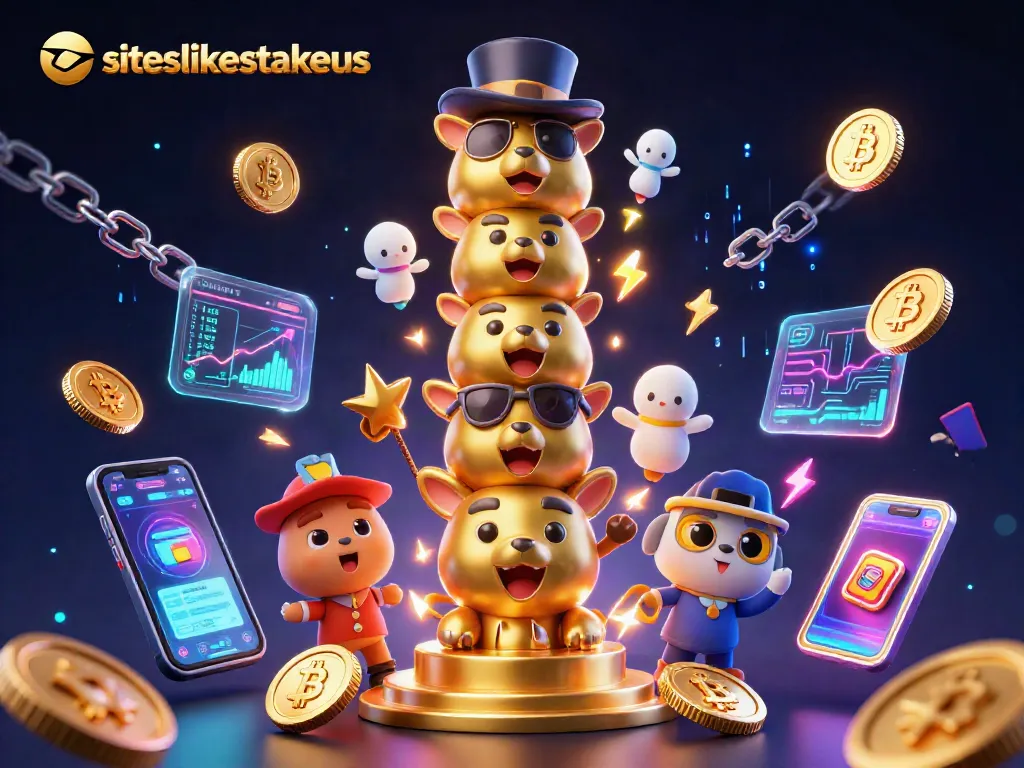 Experience thrilling gameplay with siteslikestakeus featuring a dynamic 3D casino scene packed with elements.