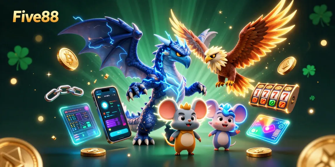 Engage with Five88's thrilling slot adventure featuring dynamic characters and vibrant game elements.
