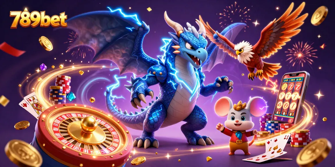 Experience thrilling moments at 789bet with a stunning 3D casino illustration showcasing excitement.
