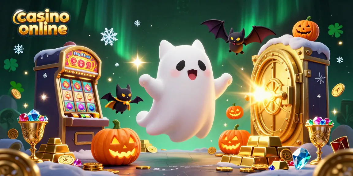 El casino online revela un gato fantasma amistoso en una mansión embrujada, trayendo fortuna mágica.