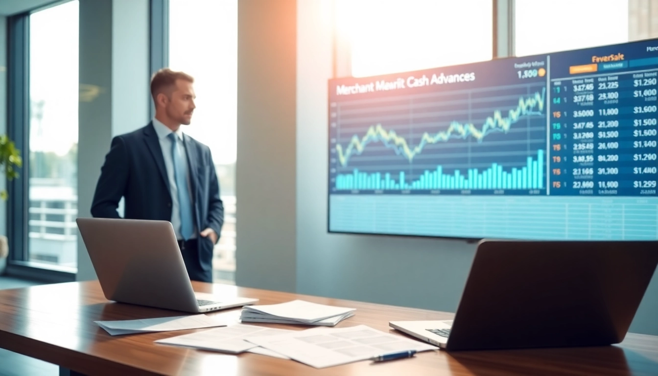 Understanding the cheapest merchant cash advance in uk with a financial expert in a modern office.