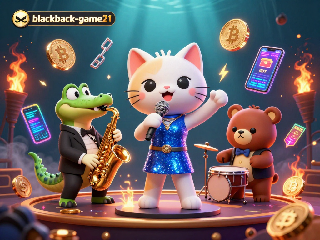 Experience exciting gameplay at blackjack-game21 with vibrant characters and dynamic casino elements.