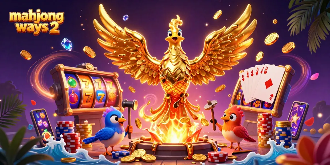 Experience winning with mahjong ways 2 in this dynamic, vivid casino scene filled with excitement and energy.