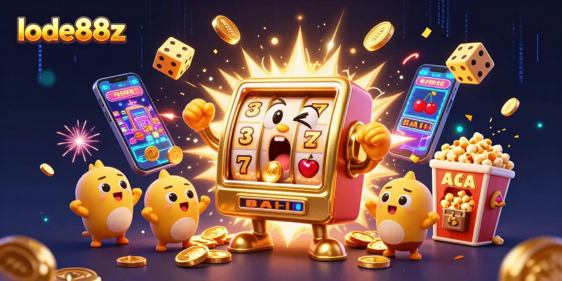 Join the fun with lode88z as golden slot machines celebrate massive jackpots!