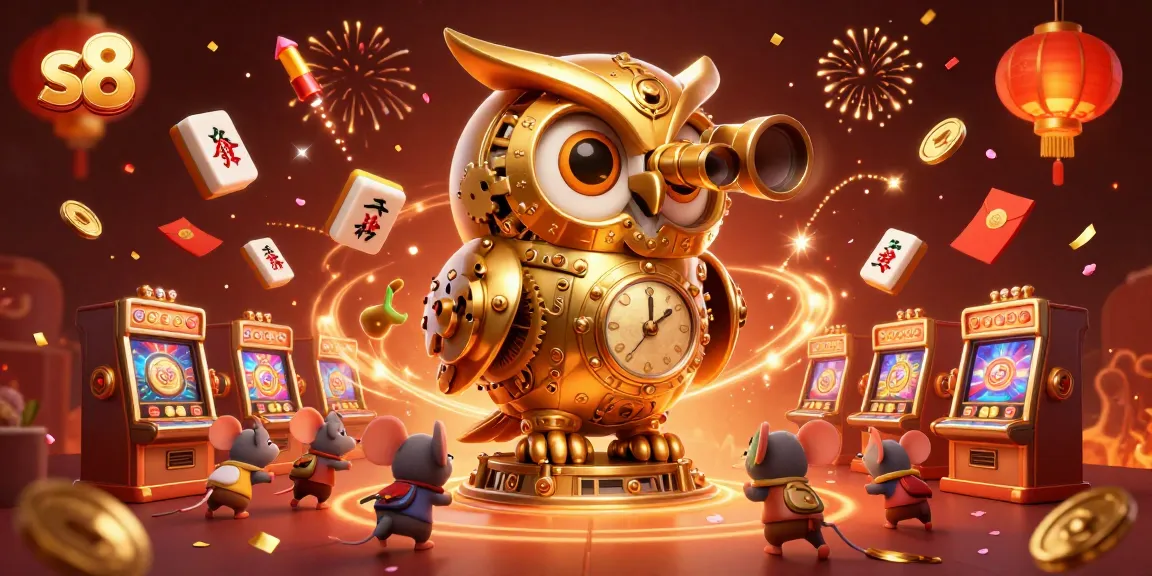 Experience the thrill of gaming with the s8 casino's vibrant atmosphere and playful characters.