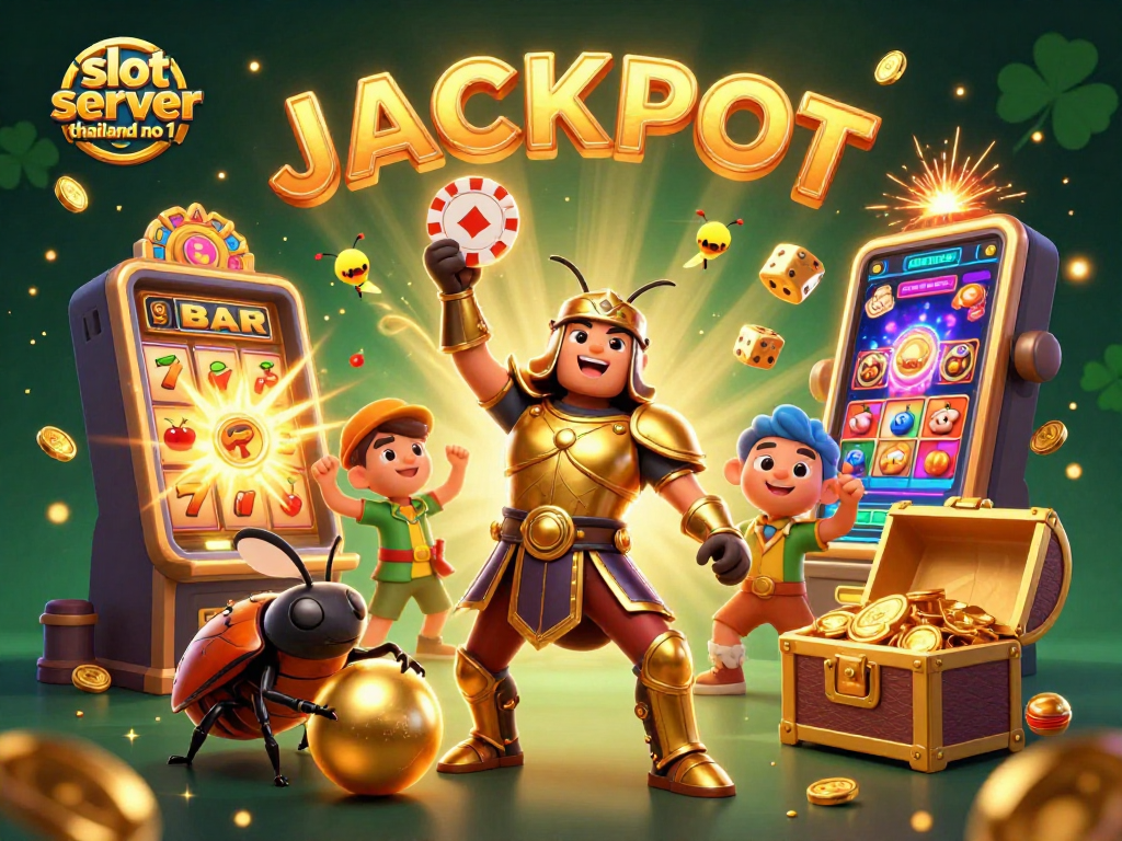 Spin to win with slot server thailand no 1 showcasing an epic jackpot scene filled with vibrant casino elements.