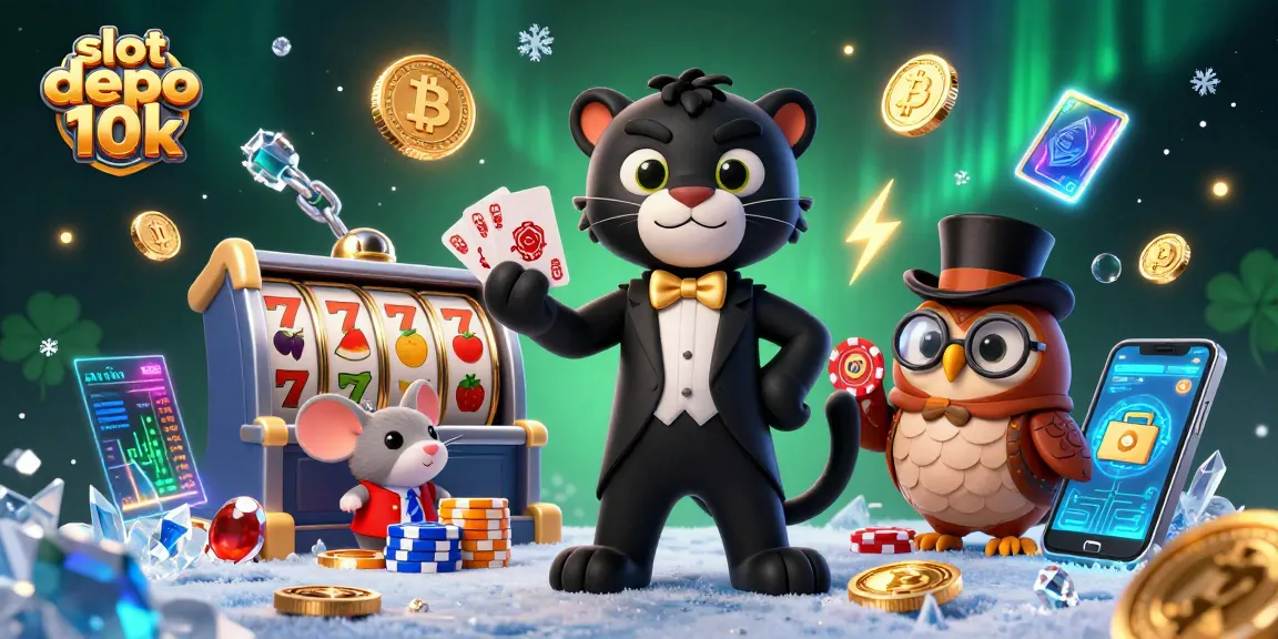 Experience thrilling gameplay with slot depo 10k in this vibrant casino scene featuring engaging characters and elements.