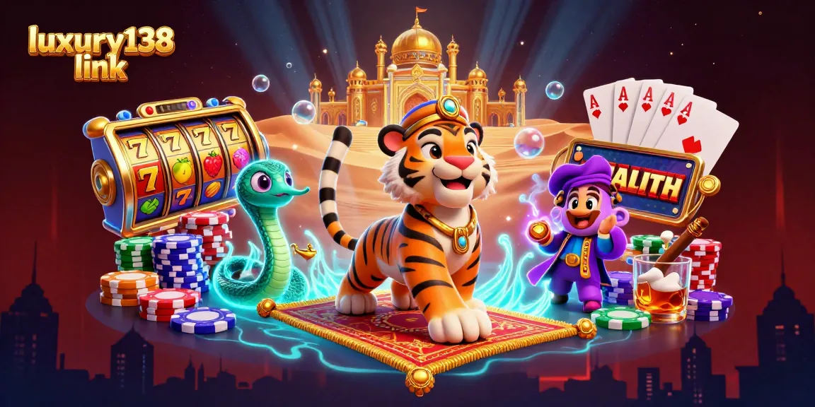 Menggali peluang menang dengan luxury138 link di slot online yang menarik dan berbagai simbol keberuntungan.