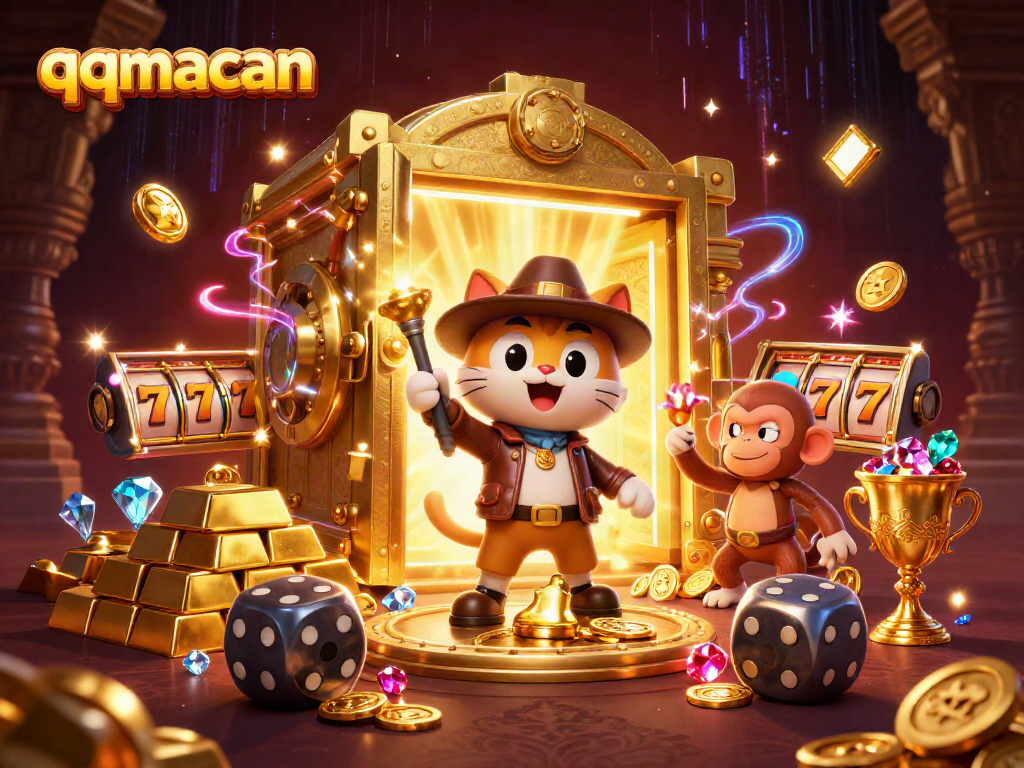 Engage with qqmacan's world by discovering treasures in a captivating casino adventure.