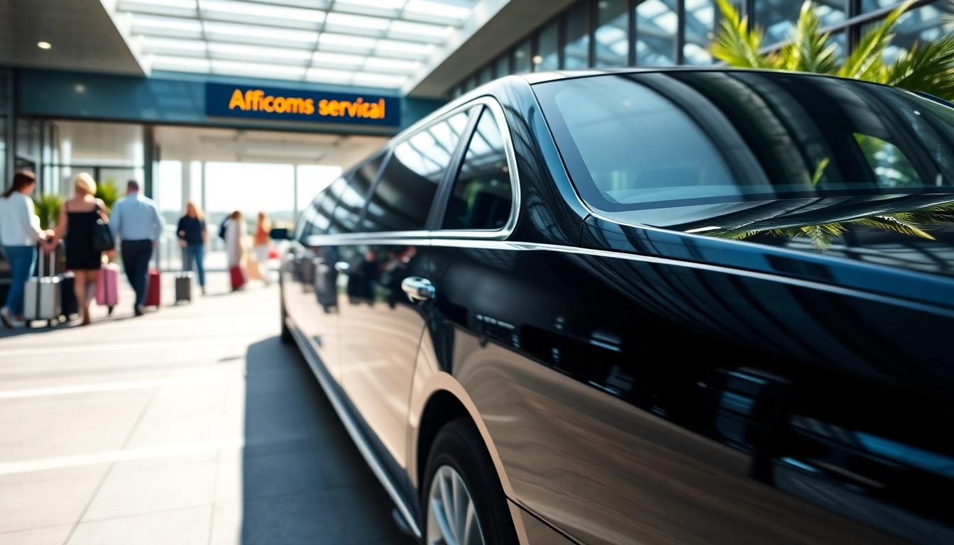 Experience the premium airport limo service TF Green with our luxurious ride awaiting passengers.