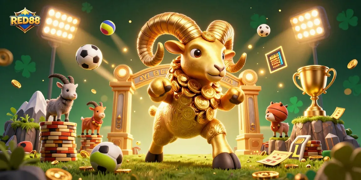 Bet on RED88 with thrilling 3D sports action and vibrant casino elements