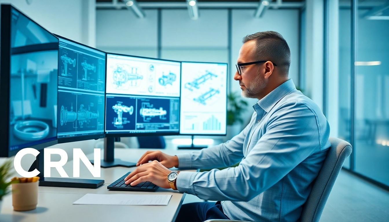 Learn about CRN Registration processes in a professional engineering environment with design blueprints and CAD software.