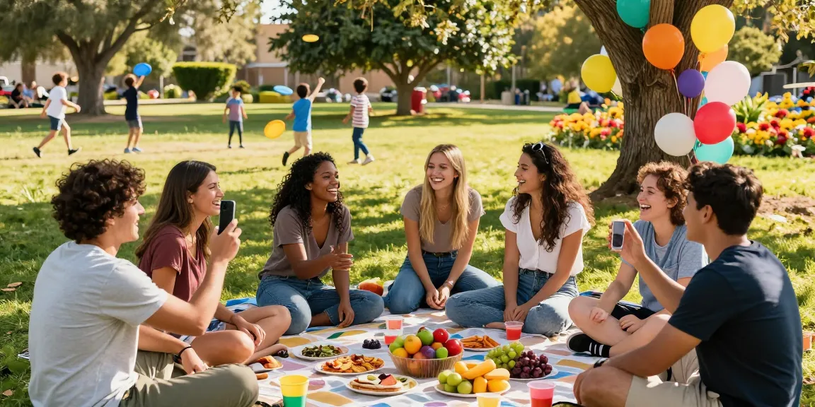 Friends enjoying a fun day outdoors, capturing moments to see how old do I look and cherishing friendships.