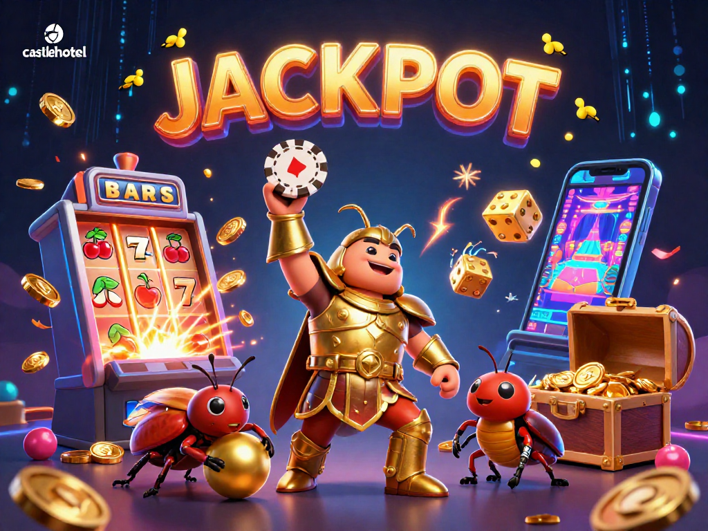 Engage with castlehotel's vibrant gaming experience featuring jackpot excitement and colorful casino action.