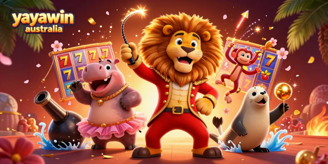 Experience the thrill of yayawin australia with vibrant cartoon characters and rich casino elements.