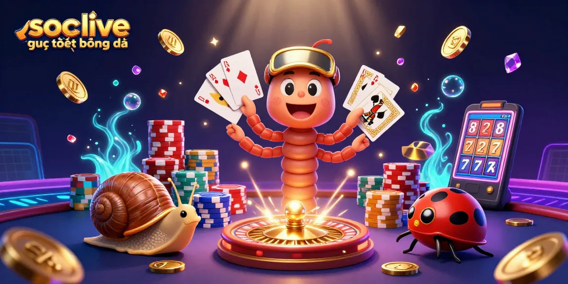 Experience the excitement of socolive trực tiếp bóng đá with colorful characters and casino elements in play.
