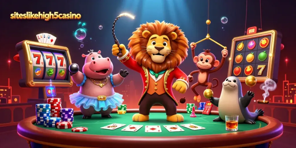 Experience thrilling gameplay at siteslikehigh5casino with vibrant characters and engaging poker elements.