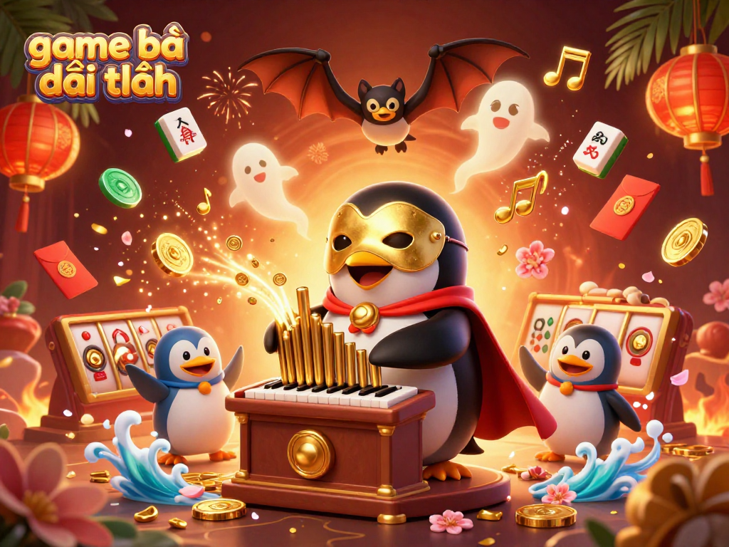 Enjoy immersive game bài đổi thưởng with a festive scene featuring animated elements and vibrant characters.