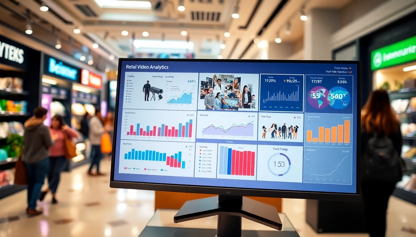 Analyze retail video analytics data on a modern dashboard to improve customer insights.