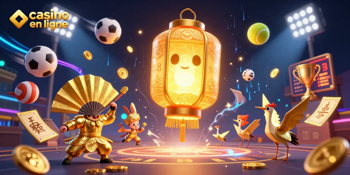Célébrez vos gains au casino en ligne avec des esprits chanceux et des éléments de jeu captivants.